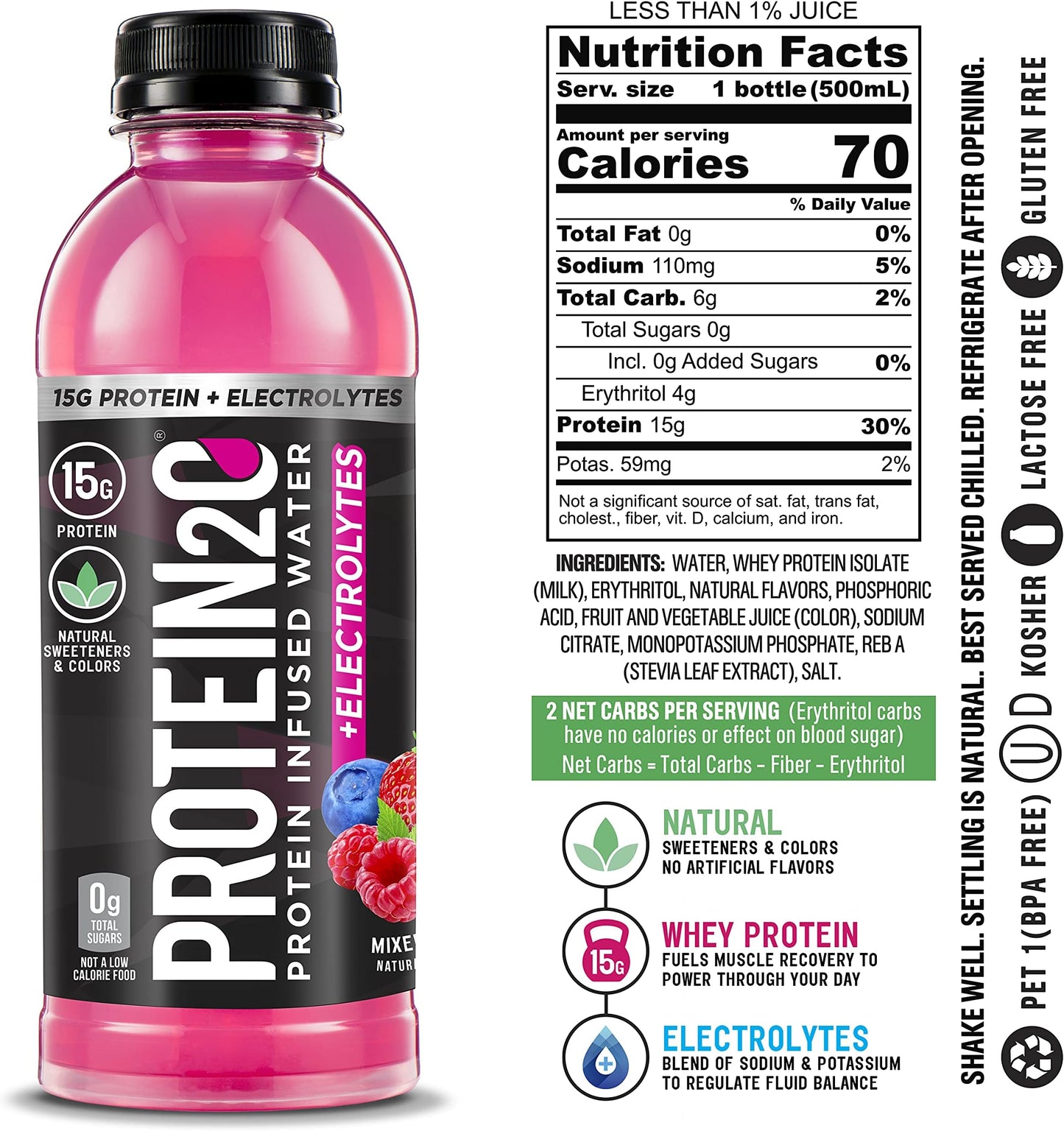 [Multiple Flavours] Protein2o Protein Infused Water