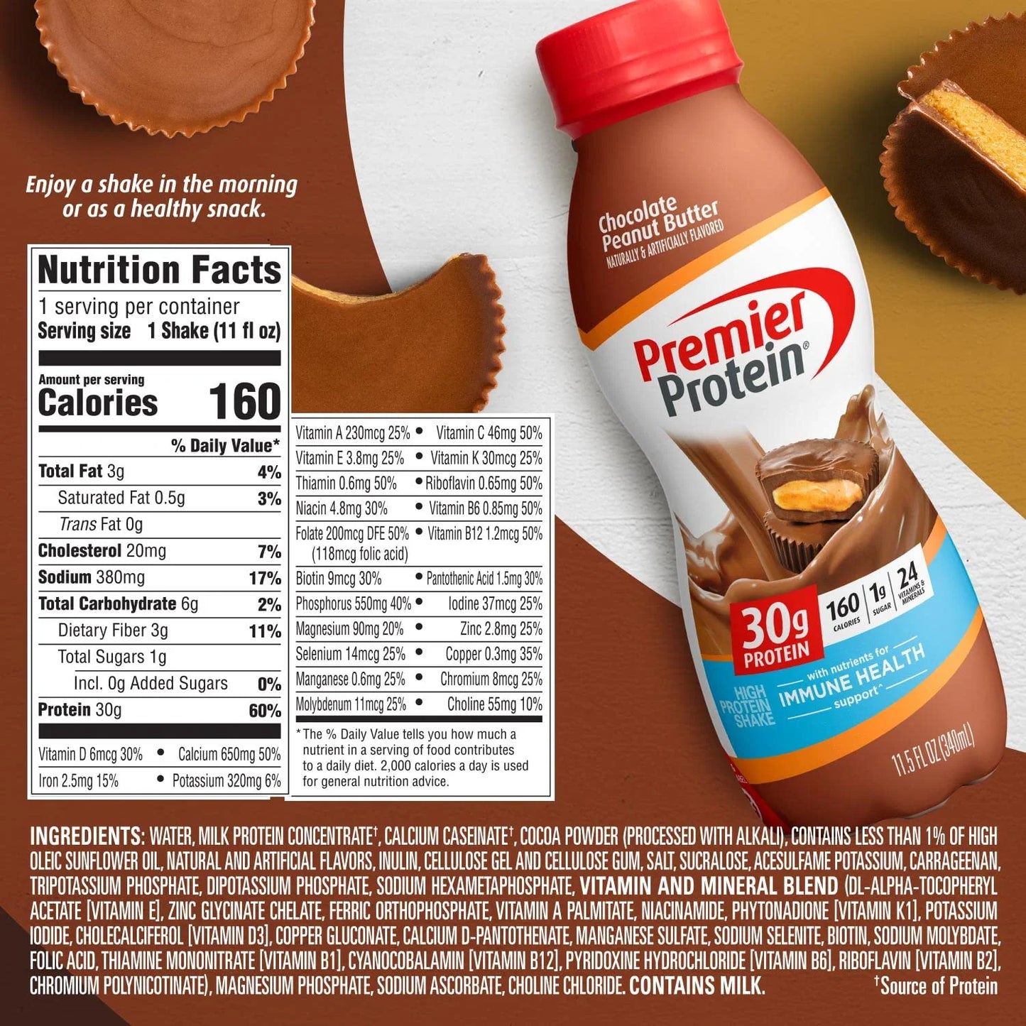 [Multiple Flavors] Premier Protein Ready-to-Drink Protein Shake