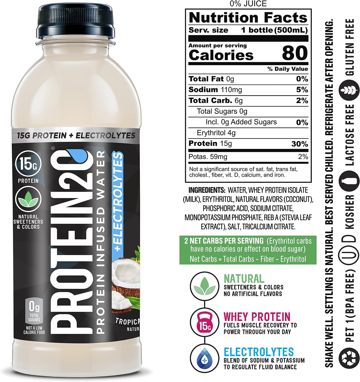 【多種口味】Protein2o Protein Infused Water 蛋白電解質飲品