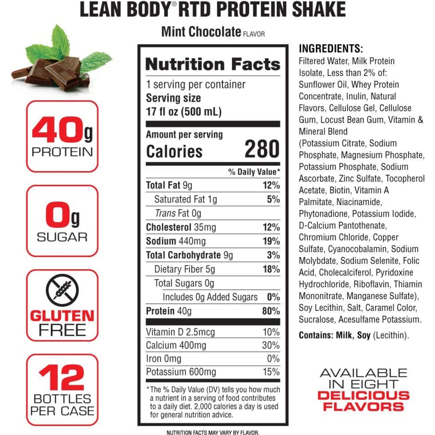 [Multiple Flavors] LABRADA Lean Body Protein Shake