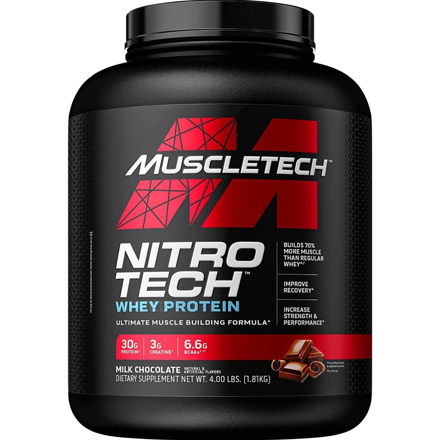 MuscleTech Nitro-Tech Whey Protein Powder 乳清蛋白粉