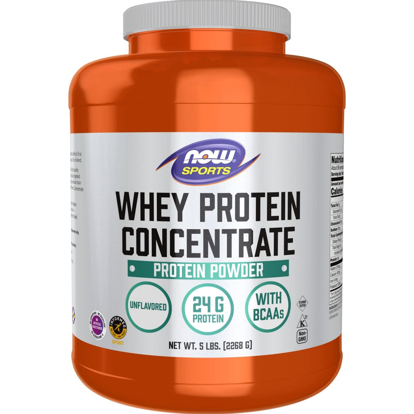 NOW Sports Whey Protein Concentrate (5 lbs)