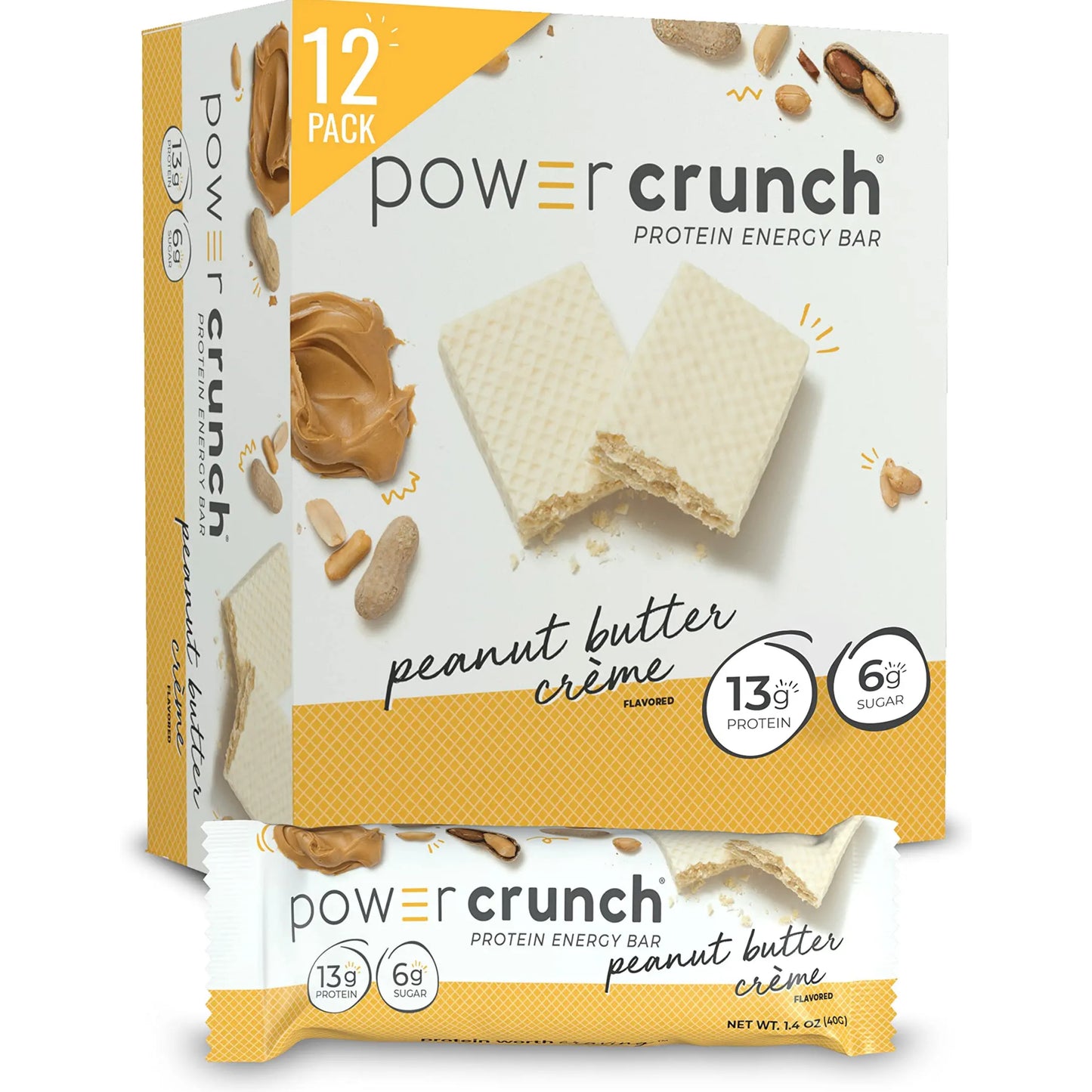 [Multiple Flavors] Power Crunch Protein Bar