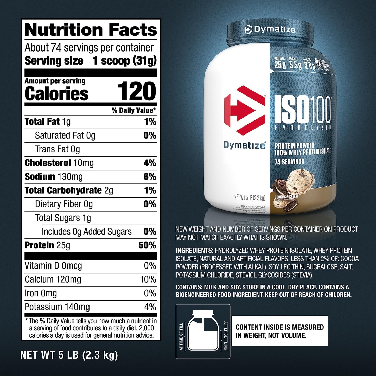 [Multiple Flavours] Dymatize ISO100 Hydrolyzed Protein Powder