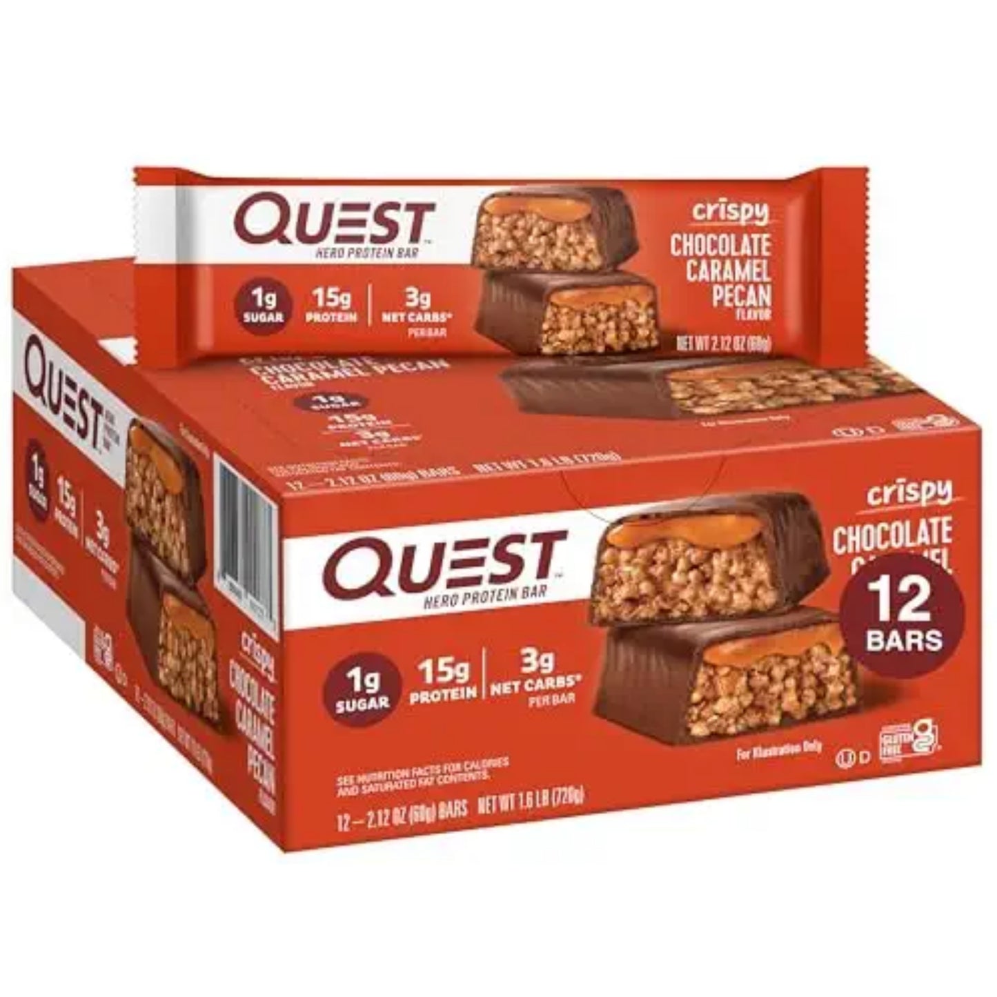 【多種口味】Quest Nutrition Hero Bar 脆脆蛋白棒