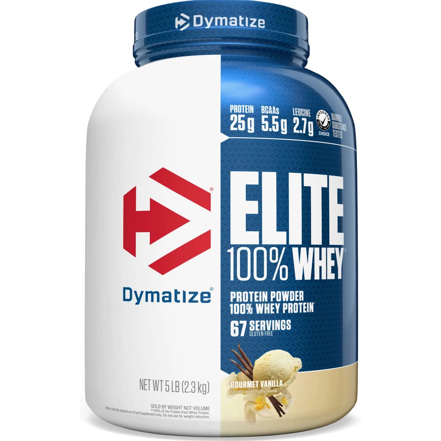 Dymatize Elite 100% Whey Protein Powder (5 lbs)