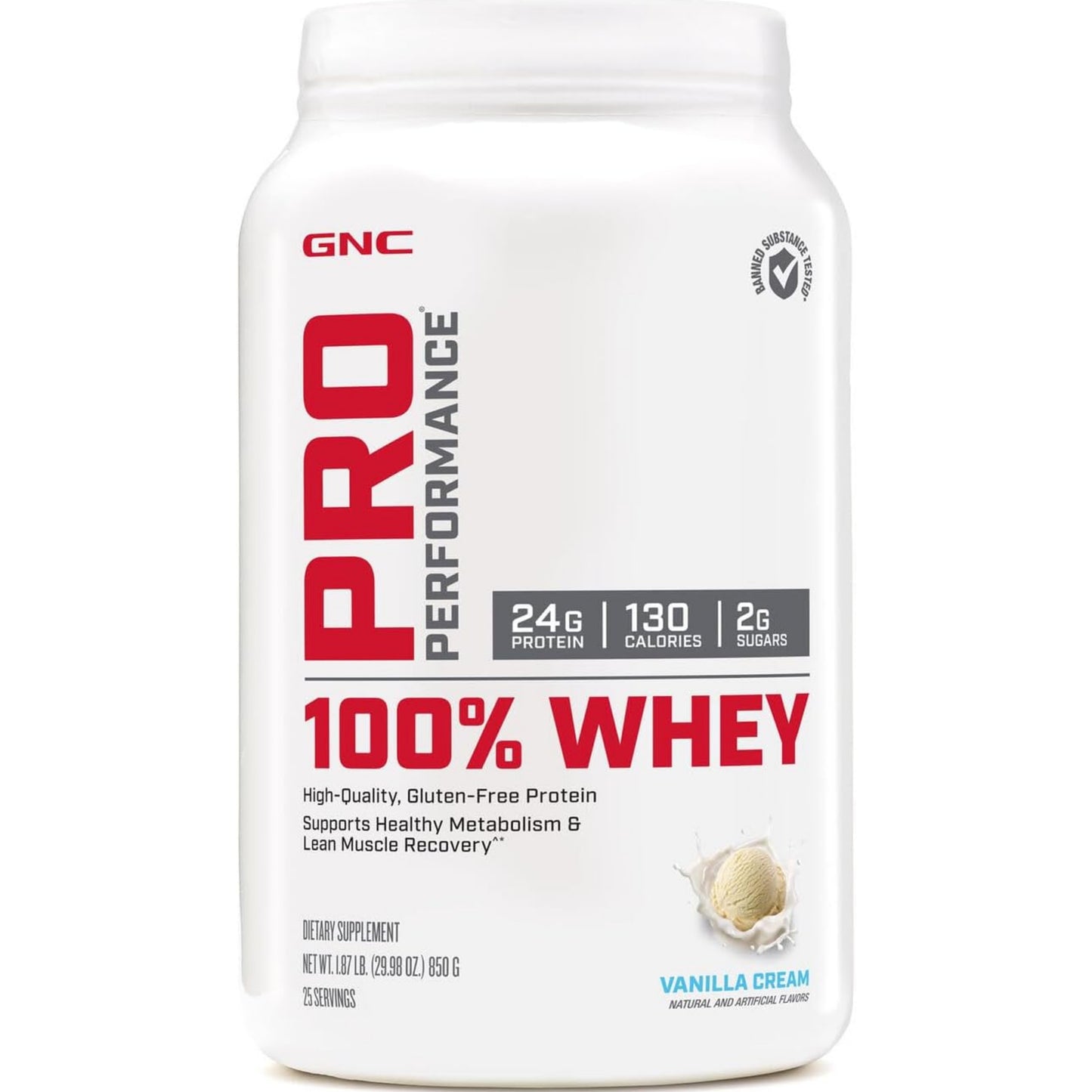 [Multiple Flavours] GNC Pro Performance 100% Whey Protein Powder 