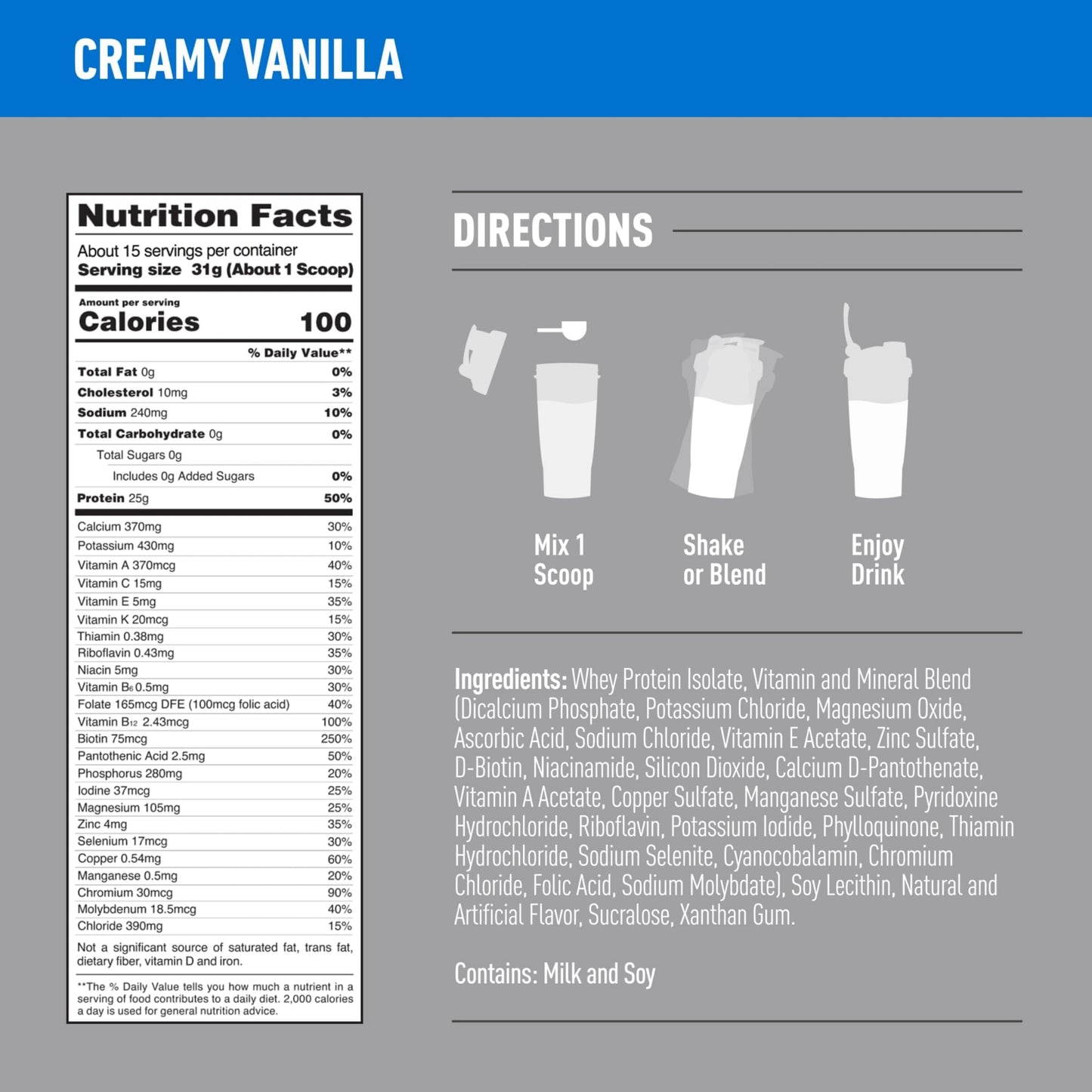 [Multiple Flavours] Isopure Low Carb Whey Isolate Protein Powder