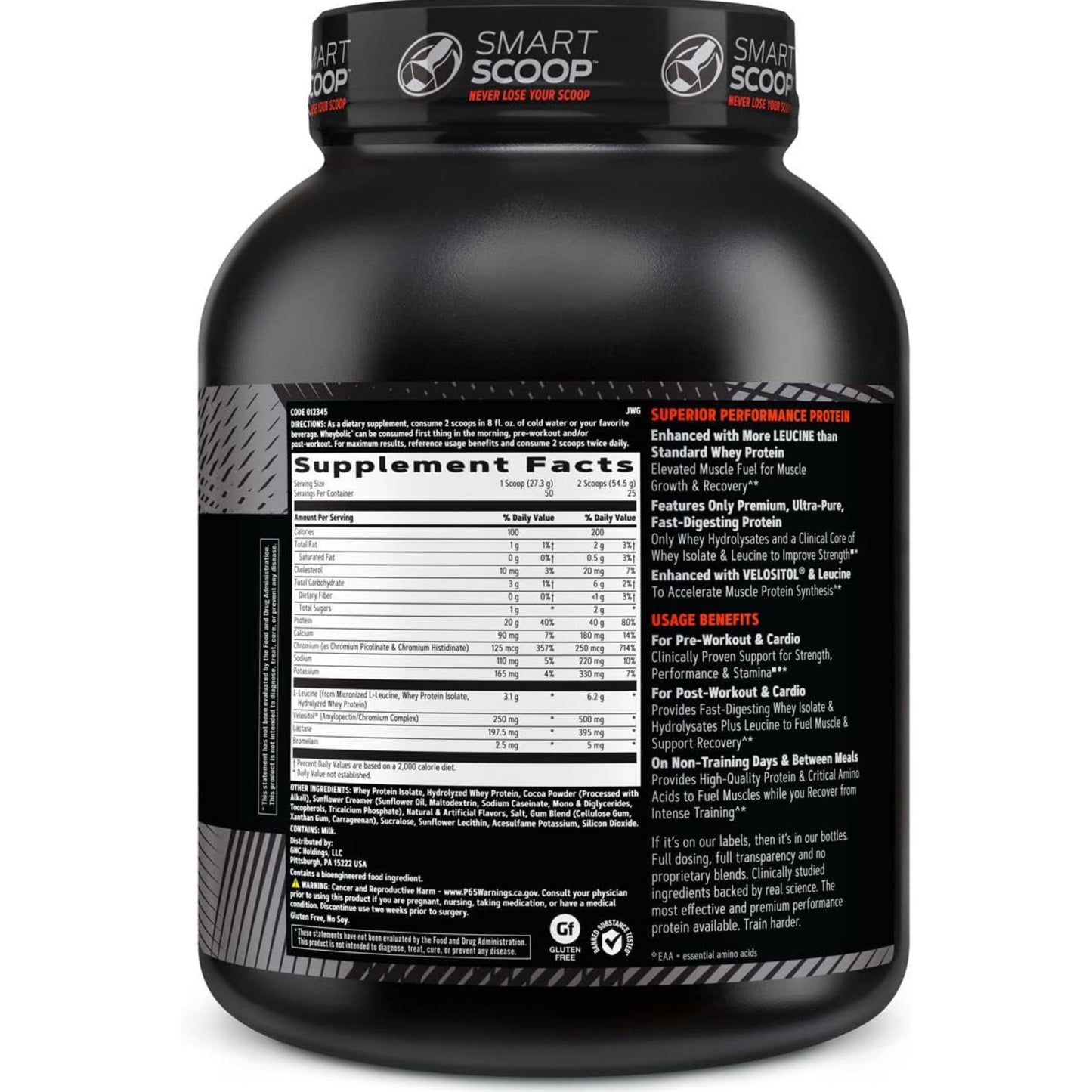 GNC AMP Wheybolic Whey Protein Isolate 乳清分離蛋白粉