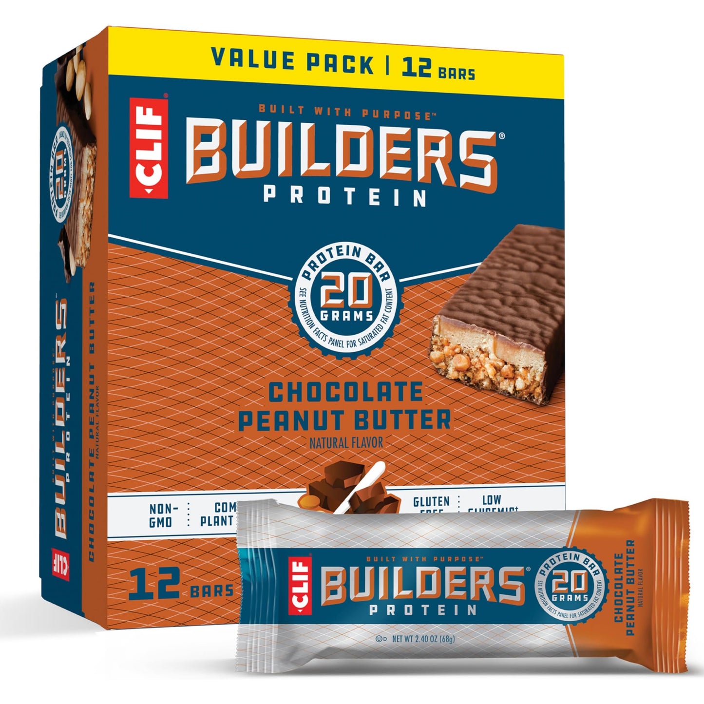 [Multiple Flavours] Clif Builders Protein Bar