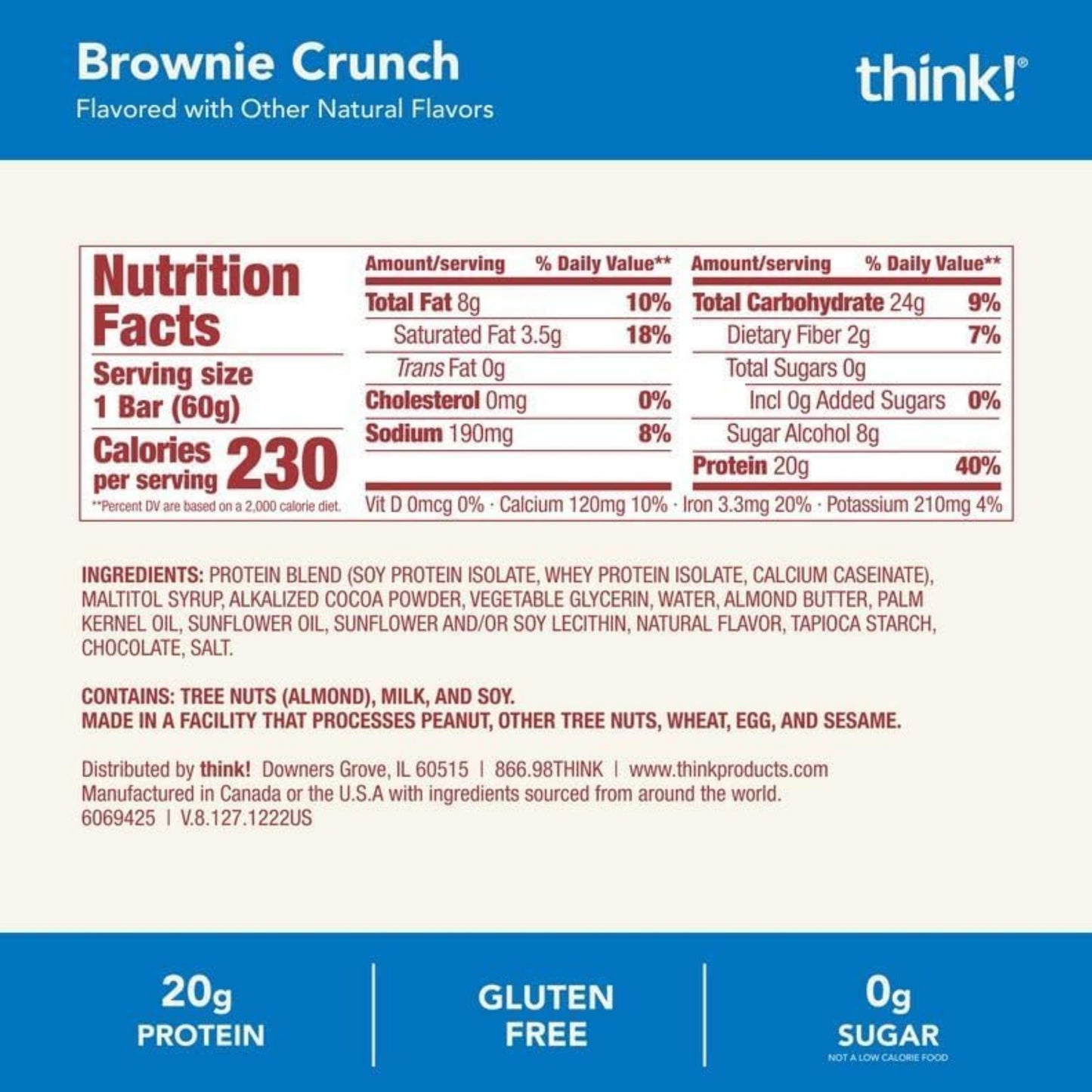 think! Protein Bar 蛋白棒